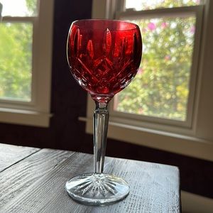 Set of 14 Waterford Lismore Crimson Hock Wine Glasses
